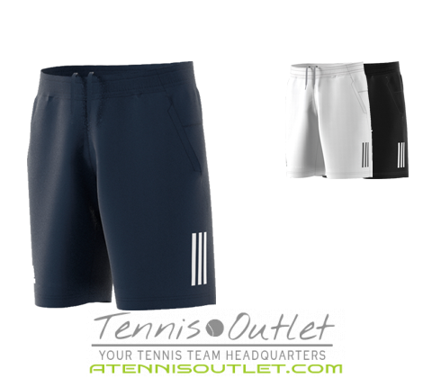 adidas tennis club 3 stripes shorts