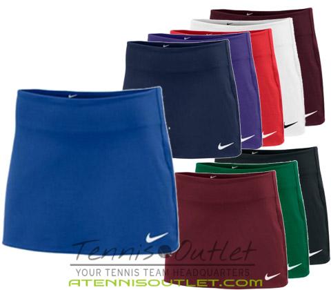 nike power spin tennis skirt