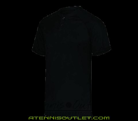 Augusta Attain Two-Button Jersey - Black
