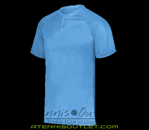 Augusta Attain Two-Button Jersey - Columbia Blue