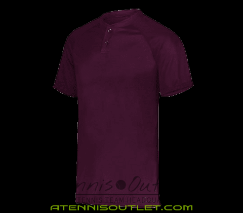Augusta Attain Two-Button Jersey - Maroon