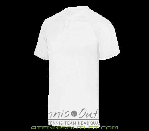Augusta Attain Two-Button Jersey - White