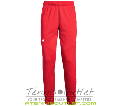 UA Rival Knit Pant W-1326775-600-Red