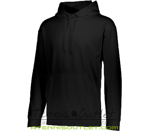 Augusta Wicking Fleece Hoodie - Black