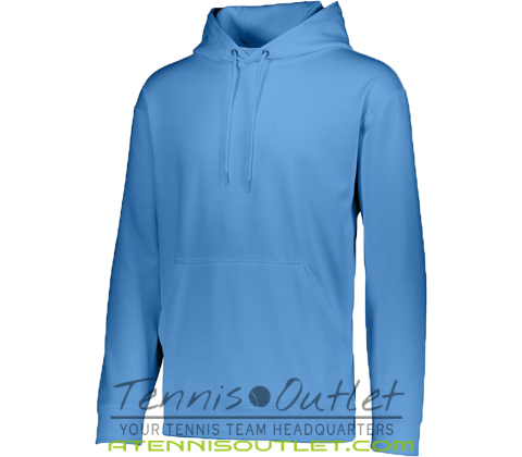 Augusta Wicking Fleece Hoodie - Columbia Blue