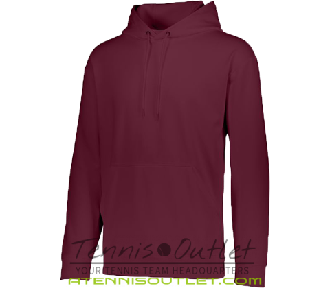 Augusta Wicking Fleece Hoodie - Maroon