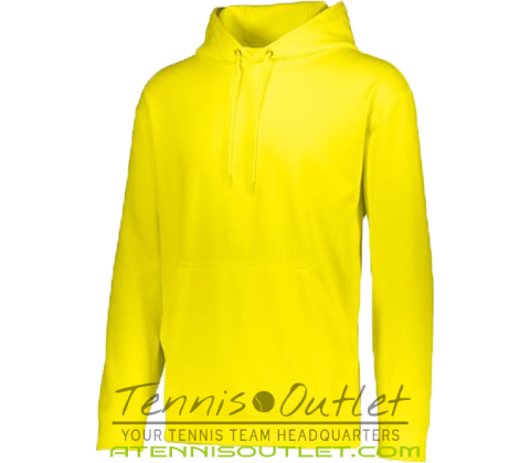 Augusta Wicking Fleece Hoodie - Power Yellow