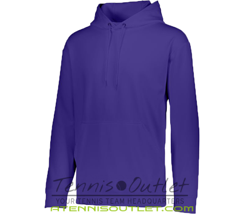 Augusta Wicking Fleece Hoodie 5505-Purple