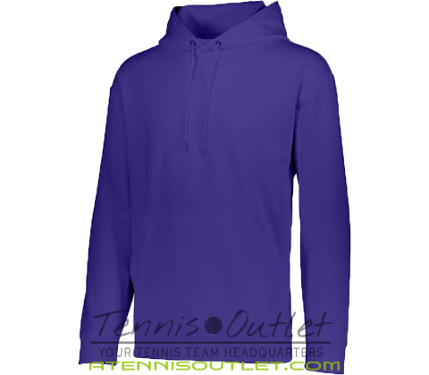 Augusta Wicking Fleece Hoodie - Purple