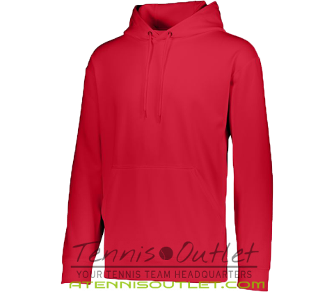 Augusta Wicking Fleece Hoodie - Red