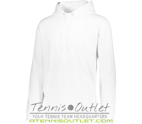 Augusta Wicking Fleece Hoodie - White