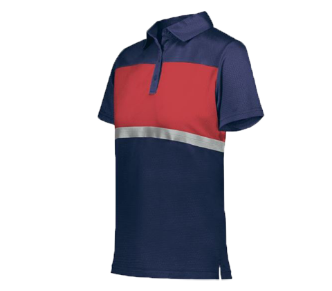 Hol. W Prism Polo 222776 Navy Red
