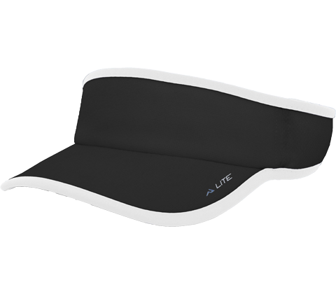Pacific Lite Active Visor - Black/White