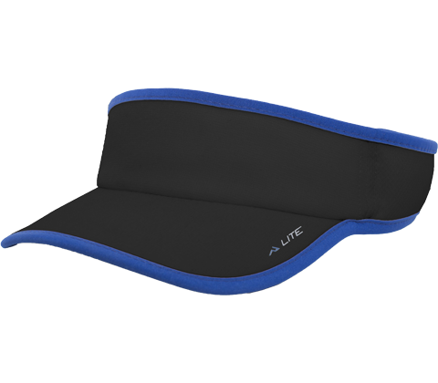 Pacific Lite Active Visor - Black/Royal