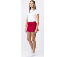 Sofibella Team 13" Pleated Skort - Maroon