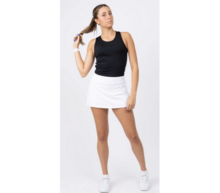 Sofibella Team 13" Pleated Skort - White