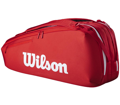 Wilson Super Tour 6 Pack Bag Red 2025