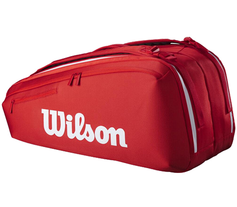 Wilson Super Tour 9 Pack Bag Red 2025